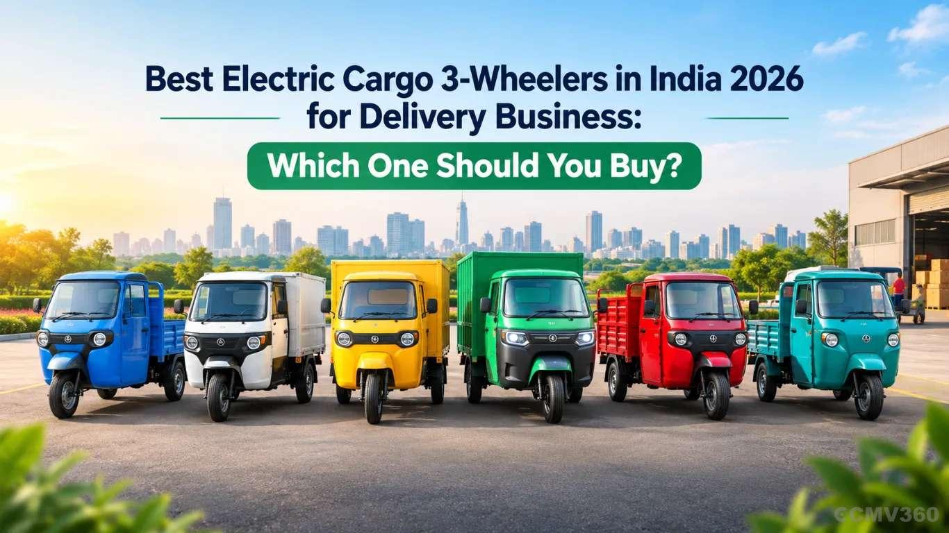 डिलीवरी व्यवसाय के लिए भारत में सर्वश्रेष्ठ इलेक्ट्रिक कार्गो 3-व्हीलर 2026: आपको कौन सा खरीदना चाहिए? Best Electric Cargo 3-Wheelers in India 2026 for Delivery Business