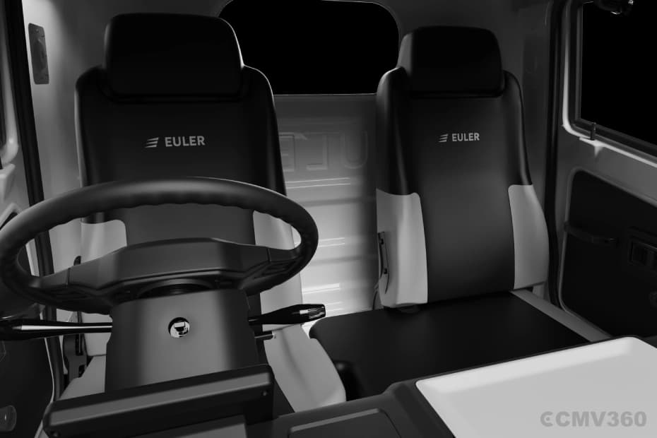 Euler Turbo EV 1000 Front Cabin Seats and Steering Wheel, Branded Euler Euler Turbo EV 1000 Front Cabin Seats and Steering Wheel, Branded Euler
