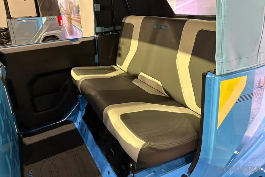 Mahindra UDO Rear Passenger Bench Seat with Cushioned Support Mahindra UDO Rear Passenger Bench Seat with Cushioned Support