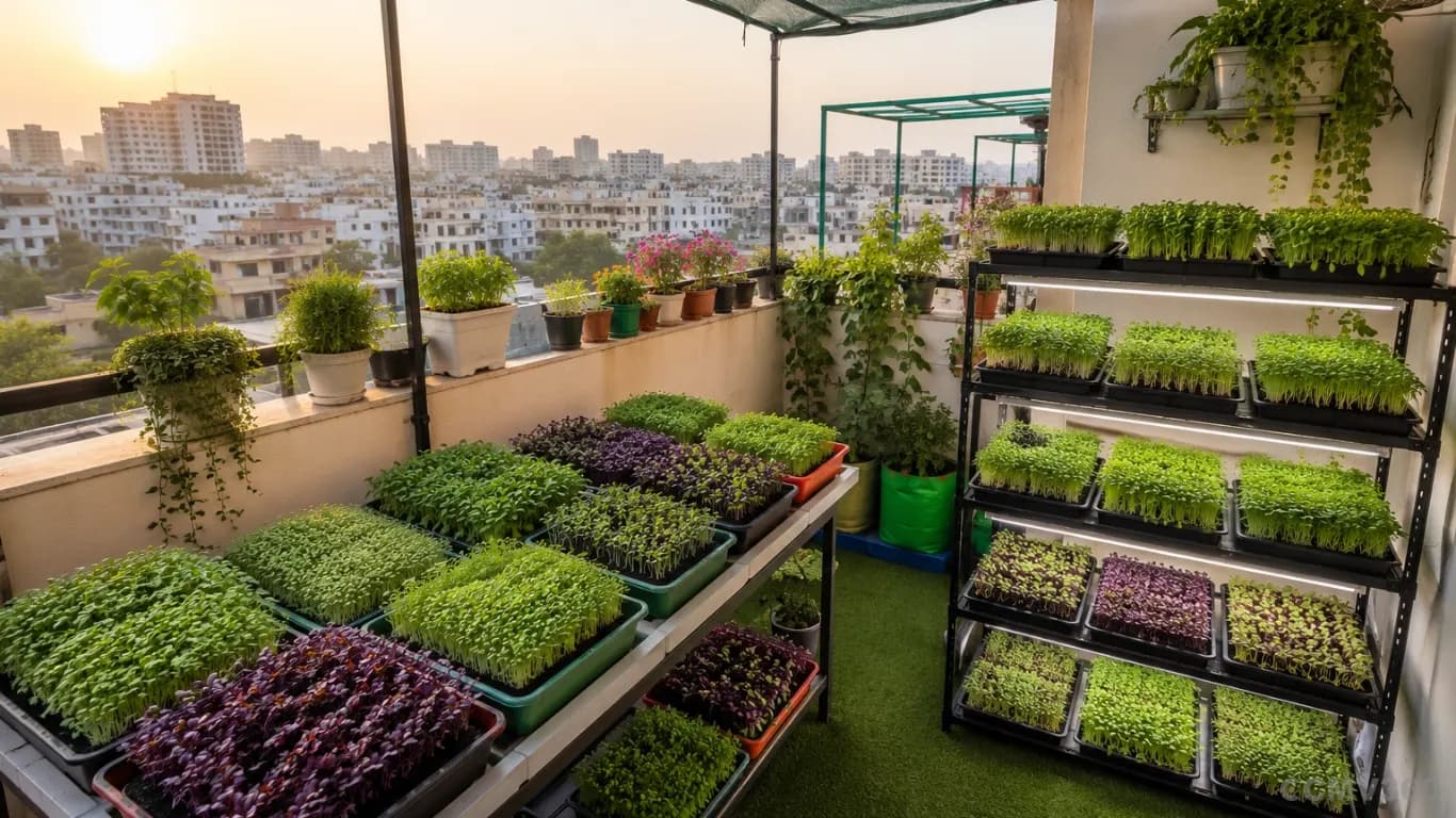 Microgreens Farming