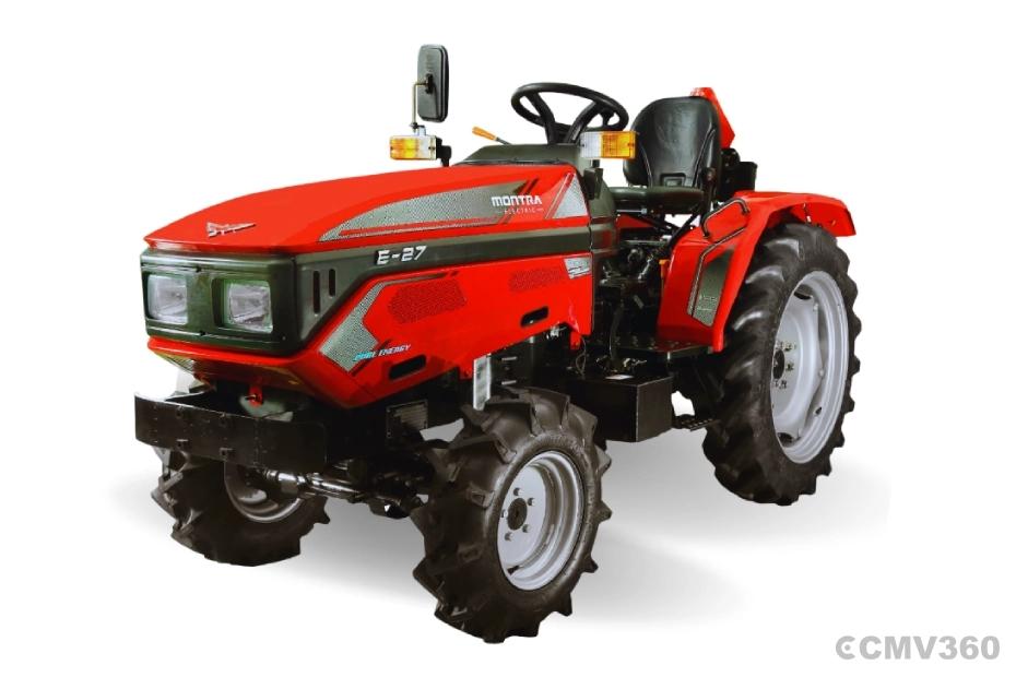 Montra Electric Tractor E-27 Red Color Montra Electric Tractor E-27 Red Color