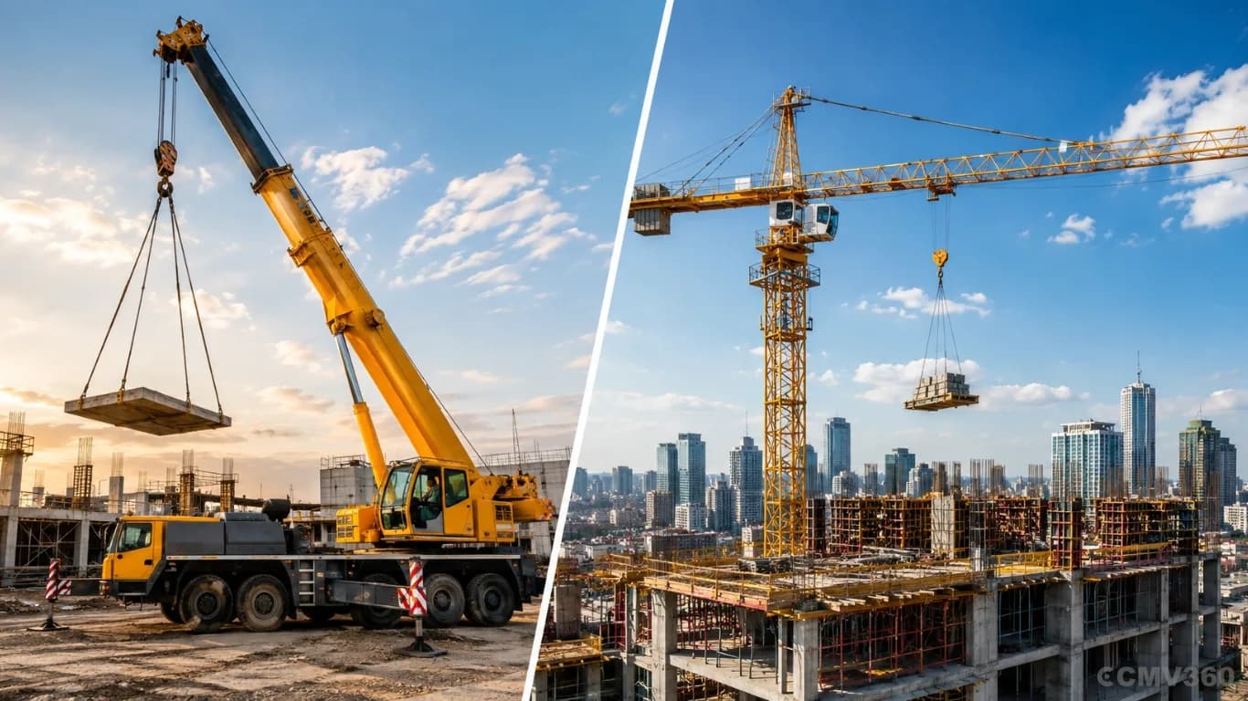 Mobile Crane vs Tower Crane: Quick Comparison