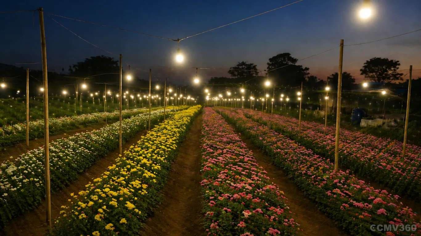 LED Smart Farming Revolution: How Farmers Control Flower Blooming Time Using Light Technology LED Smart Farming Revolution: How Farmers Control Flower Blooming Time Using Light Technology