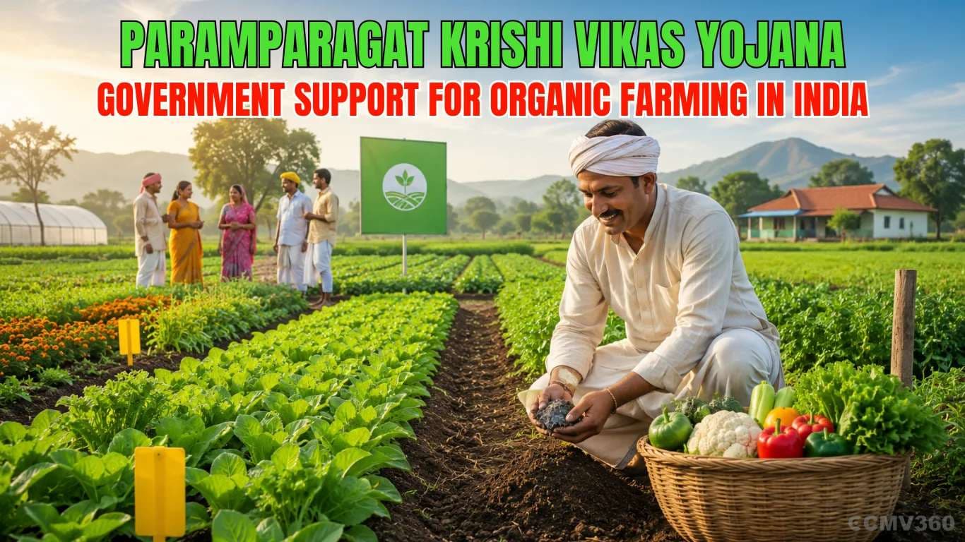 పరపరాగత్ కృషి వికాస్ యోజన: భారతదేశంలో సేంద్రియ వ్యవసాయానికి ప్రభుత్వ మద్దతు Paramparagat Krishi Vikas Yojana: Government Support for Organic Farming in India
