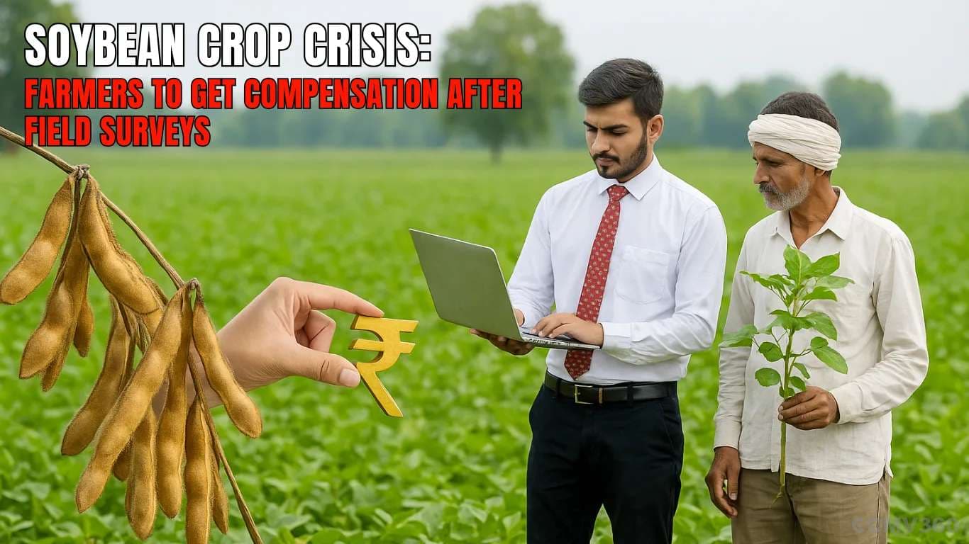 Soybean Crop Crisis: Farmers to Get Compensation After Field Surveys Soybean Crop Crisis: Farmers to Get Compensation After Field Surveys