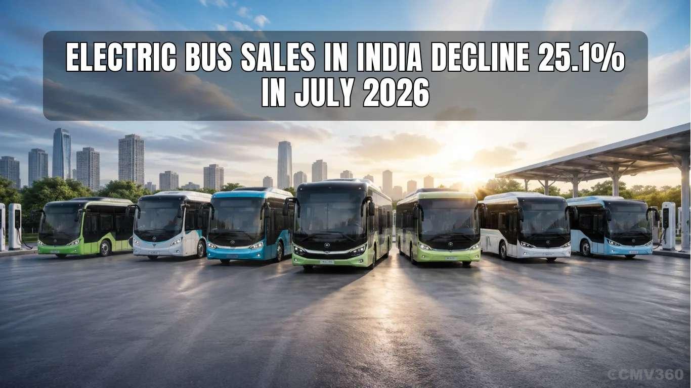 Electric Bus Sales in India Decline 25.1% in July 2026; Olectra Greentech Emerges as Market Leader Electric Bus Sales in India Decline 25.1% in July 2026; Olectra Greentech Emerges as Market Leader