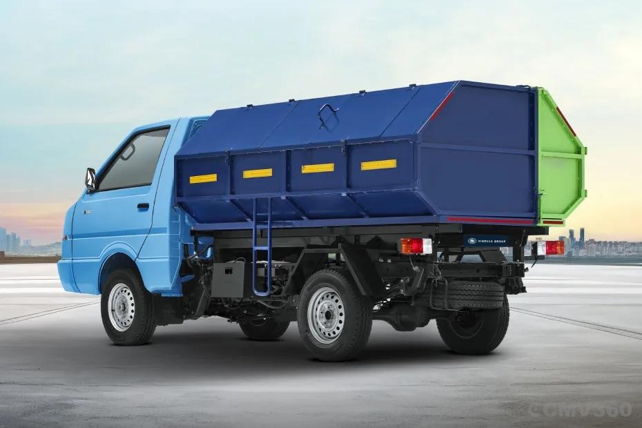 Switch Mobility IeV3 electric mini truck rear three-quarter view with tipper body Switch Mobility IeV3 electric mini truck rear three-quarter view with tipper body