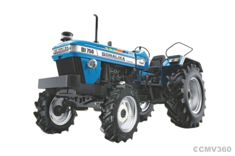 Sonalika DI 750 III 4WD Blue Color Sonalika DI 750 III 4WD Blue Color