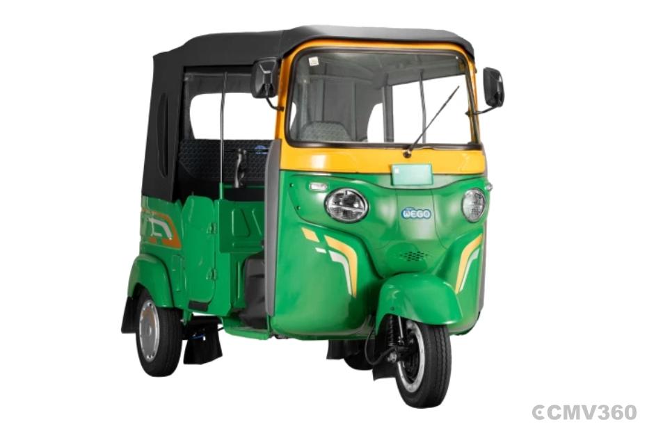 Bajaj WEGO P50 Green Right Front Three Quarter Bajaj WEGO P50 Green Right Front Three Quarter