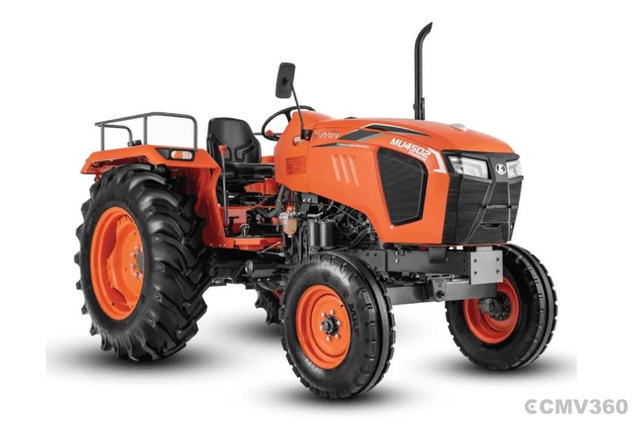 Kubota MU4502 2WD tractor right front three-quarter view Kubota MU4502 2WD tractor right front three-quarter view