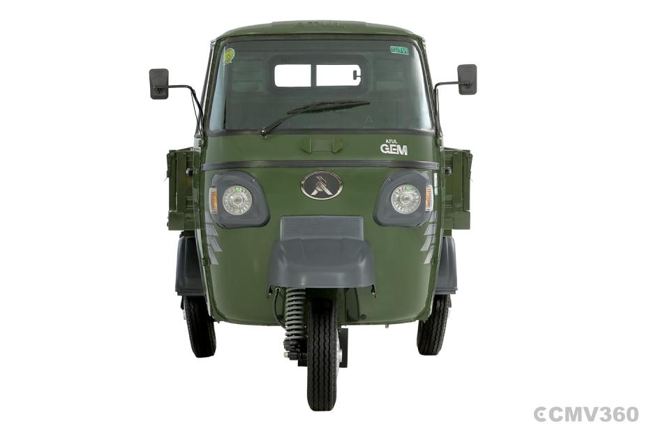 Atul Gem Cargo Diesel Army Green Front View Atul Gem Cargo Diesel Army Green Front View