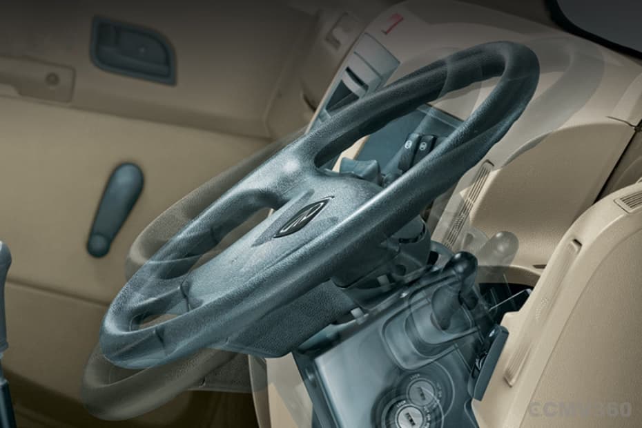 Mahindra Blazo X 28 Tilt and Telescopic Steering Wheel Feature Mahindra Blazo X 28 Tilt and Telescopic Steering Wheel Feature
