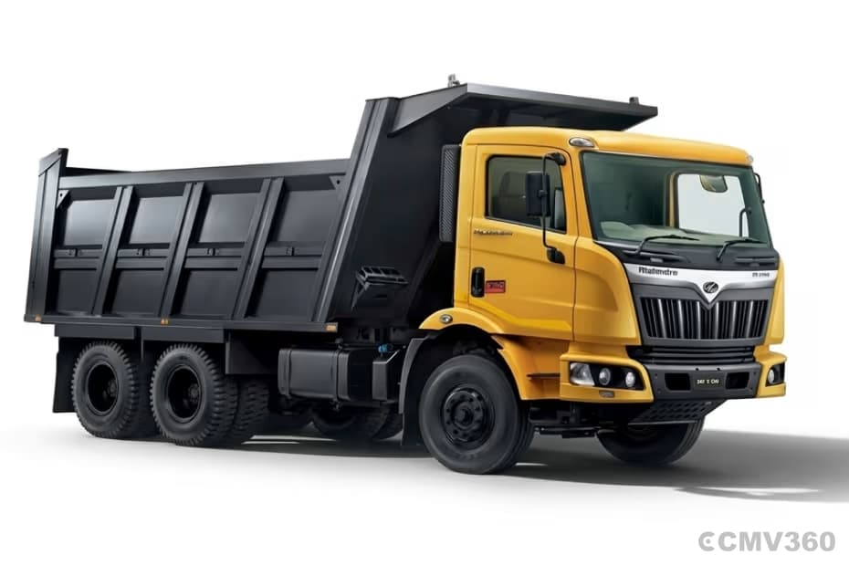 Mahindra Blazo X 35 Tipper 8X4 Yellow Color Mahindra Blazo X 35 Tipper 8X4 Yellow Color