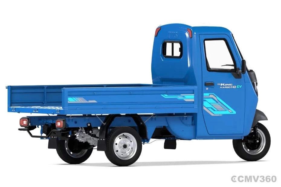 TVS King Kargo HD EV Neptune Blue FSD Right Rear Three Quarter TVS King Kargo HD EV Neptune Blue FSD Right Rear Three Quarter