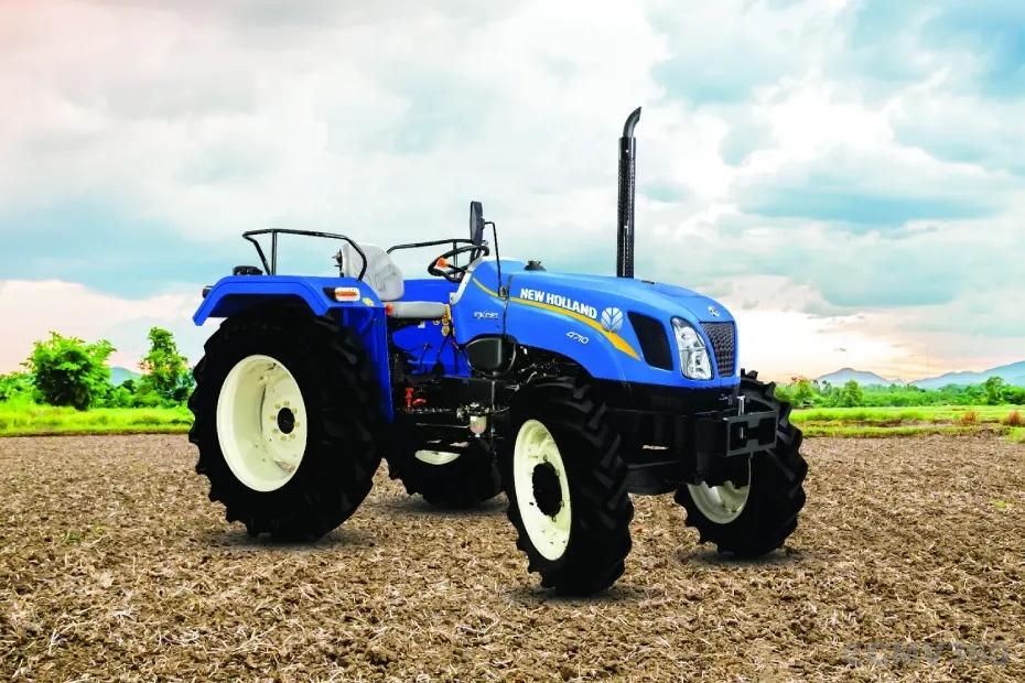 New Holland Excel 4710 4WD Right Front Three Quarter New Holland Excel 4710 4WD Right Front Three Quarter