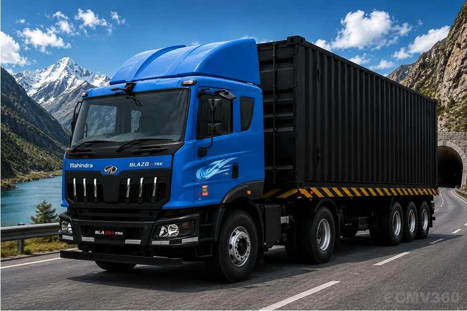Mahindra BLAZO I TRK 55 6X4 Tractor TRAILER BLAZO I TRK 55 6X4 Tractor TRAILER Three Quarter View