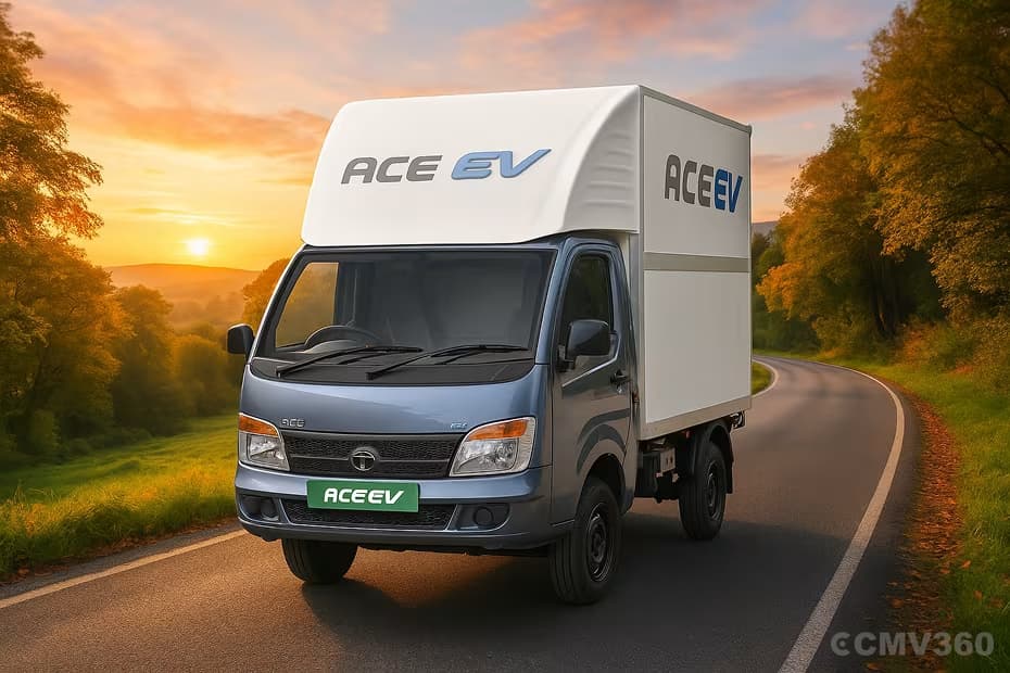 Tata ACE EV Left Front Three Quarter Tata ACE EV Left Front Three Quarter