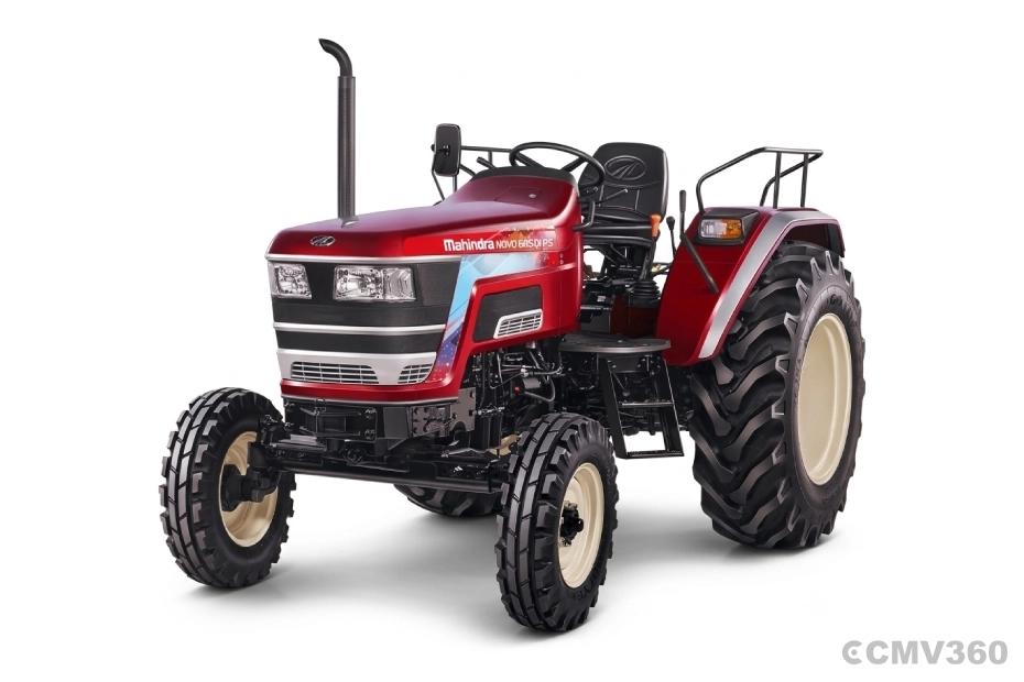 Mahindra NOVO 605 DI PP V1 tractor in red color Mahindra NOVO 605 DI PP V1 tractor in red color