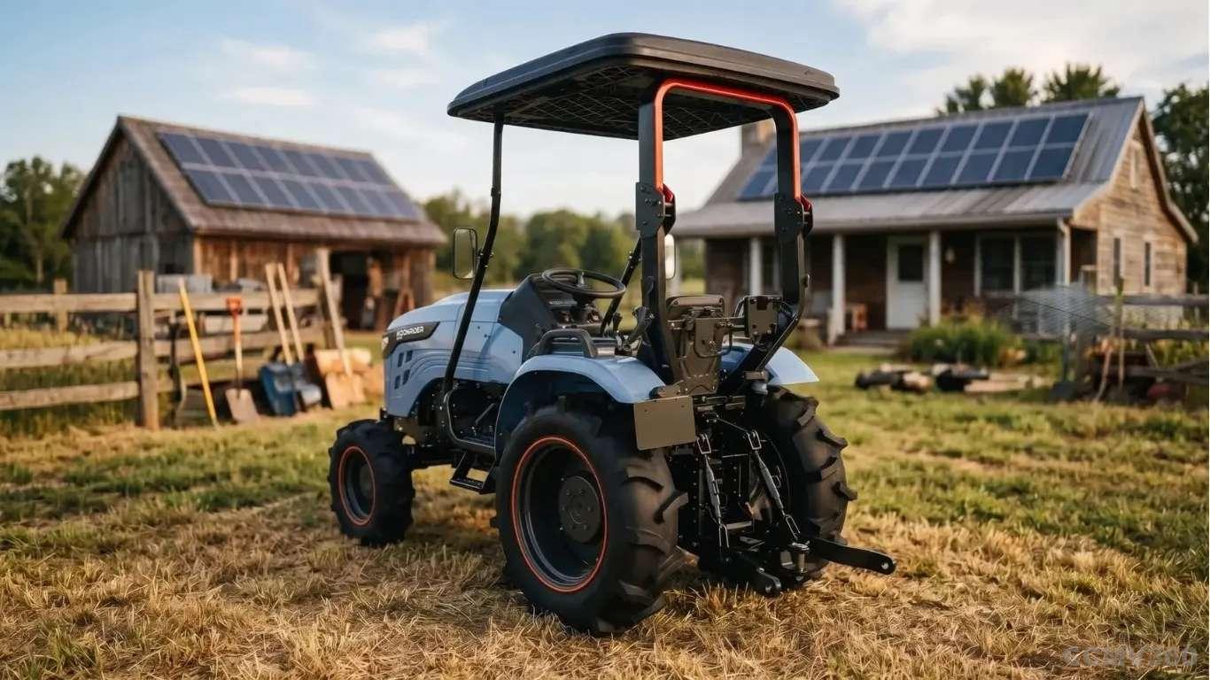 GoSun Moonrider 27 HP Electric Tractor Heads to the US With Solar Charging GoSun Moonrider 27 HP Electric Tractor Heads to the US With Solar Charging