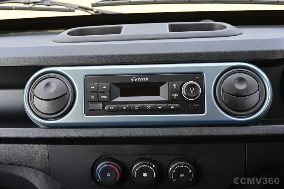 Tata Intra V70 Dashboard With Music System and AC Controls Tata Intra V70 Dashboard With Music System and AC Controls