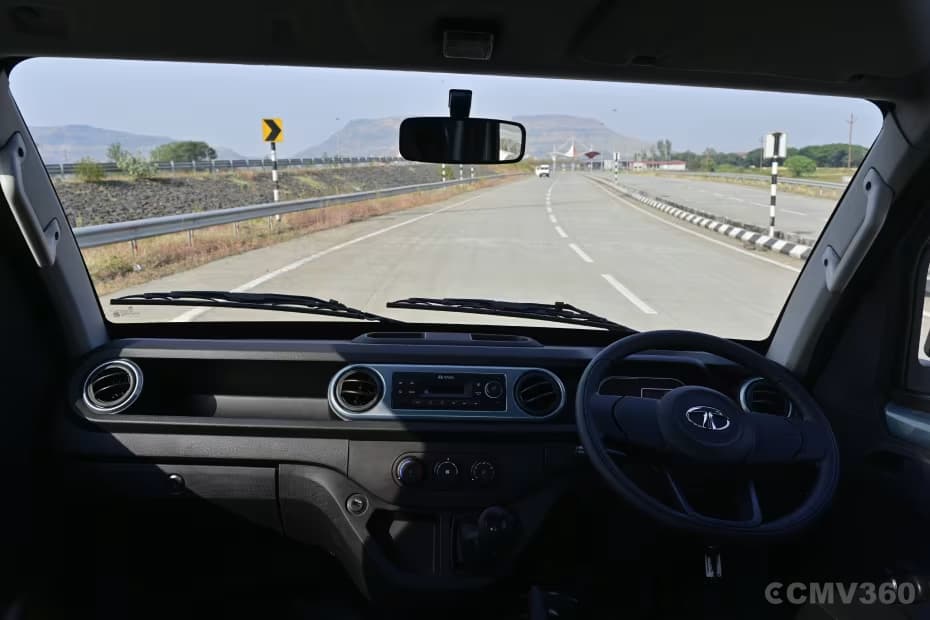Tata Intra V70 Dashboard and Steering Wheel View Tata Intra V70 Dashboard and Steering Wheel View