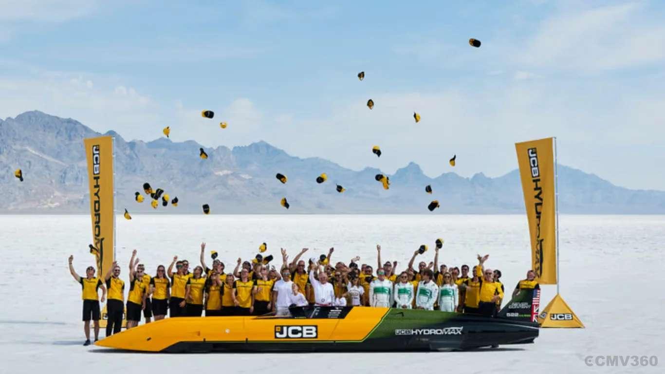 JCB Hydromax Sets 406.320mph Hydrogen Land Speed Record at Bonneville JCB Hydromax Sets 406.320mph Hydrogen Land Speed Record at Bonneville