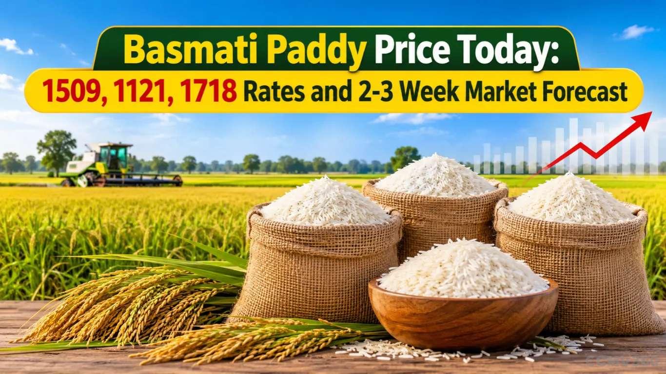 Basmati Paddy Price Today: 1509, 1121, 1718 Rates and 2-3 Week Market Forecast Basmati Paddy Price Today: 1509, 1121, 1718 Rates and 2-3 Week Market Forecast