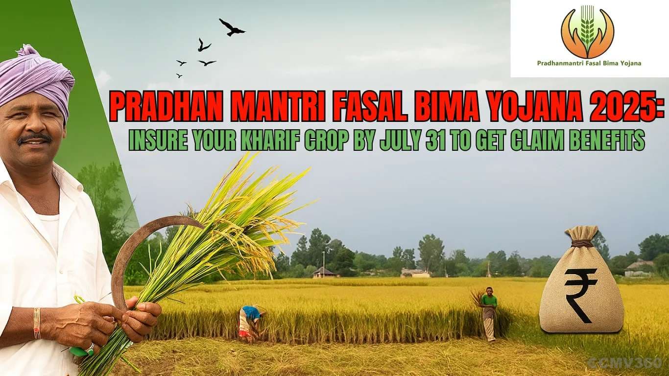 Pradhan Mantri Fasal Bima Yojana 2025: Insure Your Kharif Crop by July 31 to Get Claim Benefits Pradhan Mantri Fasal Bima Yojana 2025.webp