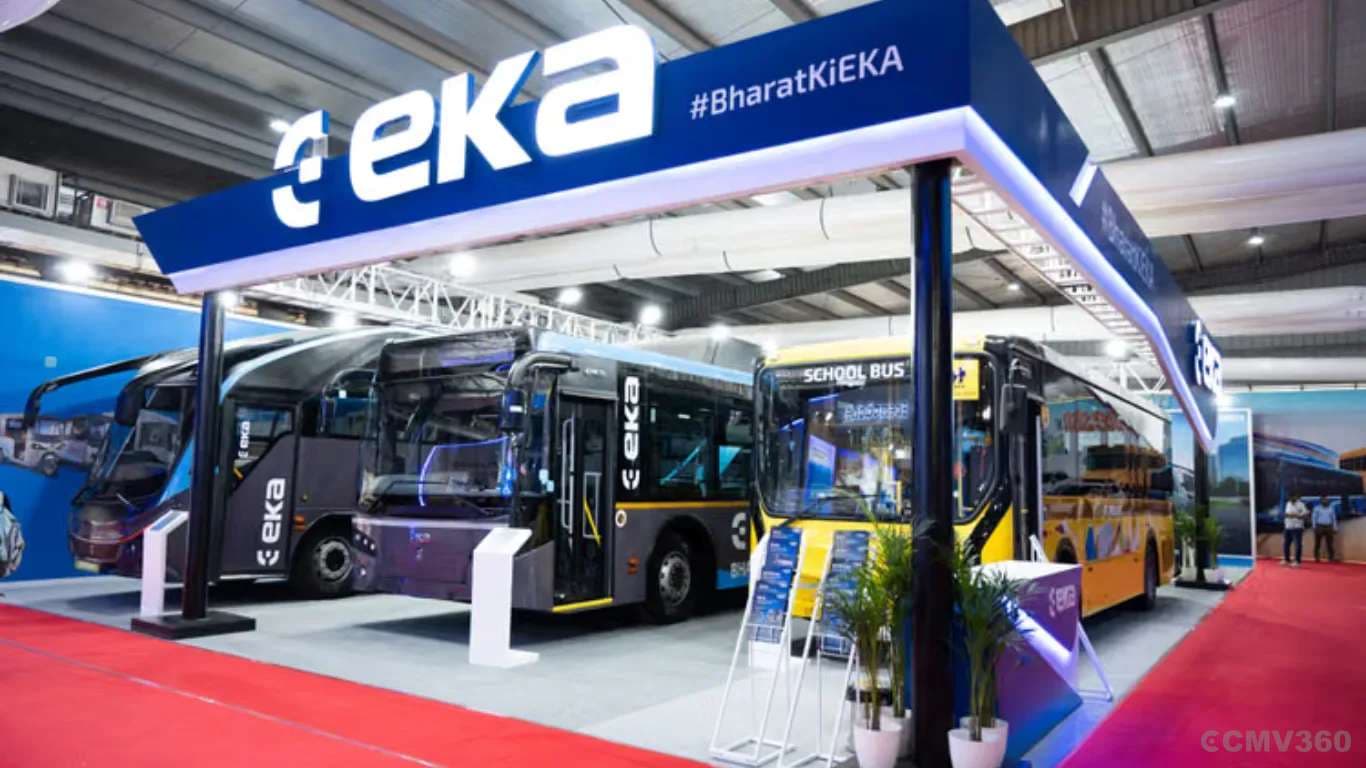 EKA Mobility Launches 9M Electric School Bus at Prawaas 5.0, Offers Up to 180 km Range EKA Mobility Launches 9M Electric School Bus at Prawaas 5.0, Offers Up to 180 km Range