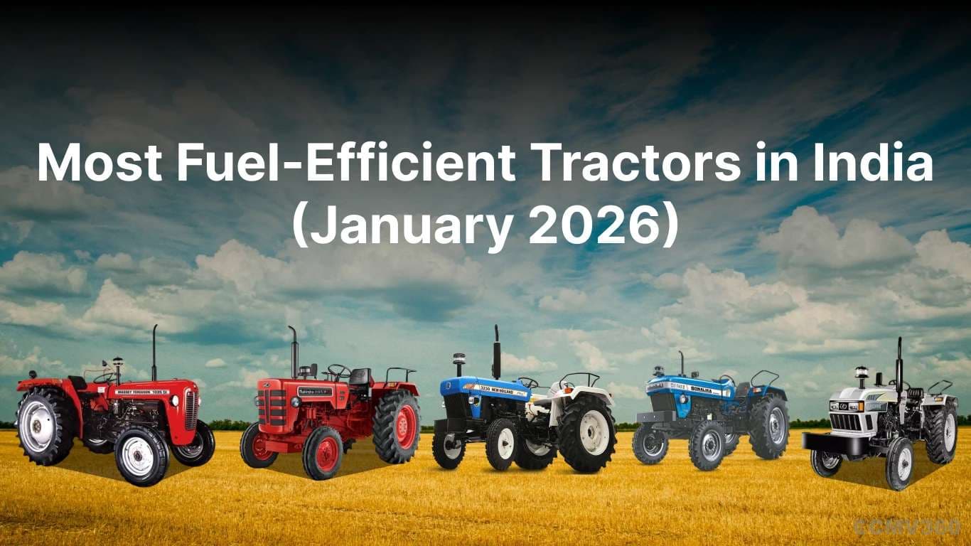 भारतातील सर्वाधिक इंधन कार्यक्षम ट्रॅक्टर (जानेवारी 2026 Most Fuel-Efficient Tractors in India (January 2026).webp