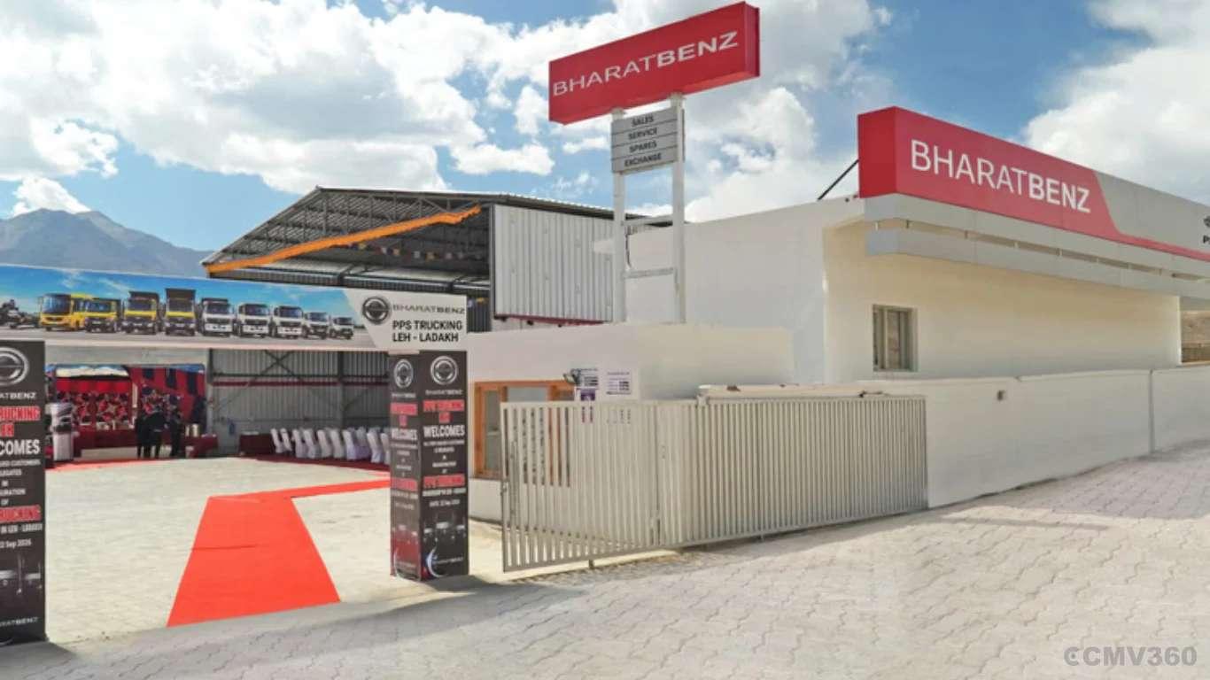 BharatBenz Opens 11,550ft Leh Workshop to Support Trucks in Ladakh BharatBenz Opens 11,550ft Leh Workshop to Support Trucks in Ladakh