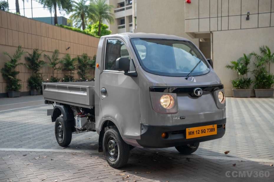 Tata Ace Pro Petrol Front Right Exterior View - Compact Design with Cargo Deck mini truck India 2026 Tata Ace Pro Petrol Front Right Exterior View - Compact Design with Cargo Deck mini truck India 2026
