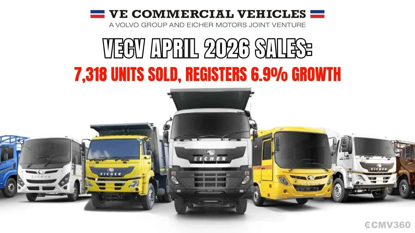 VECV April 2026 Sales: 7,318 Units, 6.9% Growth VECV April 2026 Sales: 7,318 Units, 6.9% Growth