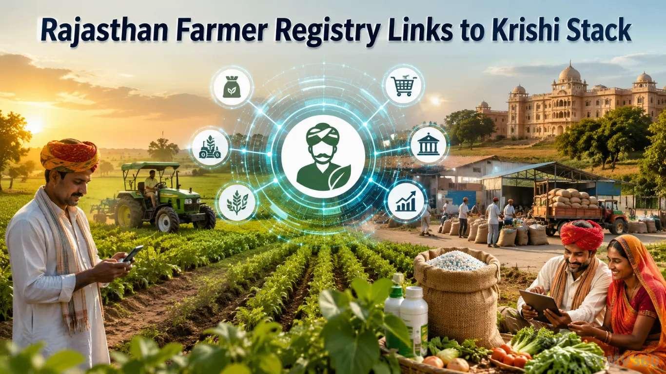 Rajasthan Links Farmer Registry, Fertilizer Distribution and MSP Procurement to Krishi Stack Rajasthan Links Farmer Registry, Fertilizer Distribution and MSP Procurement to Krishi Stack