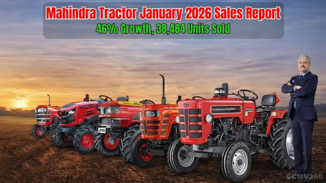 Mahindra Tractor January 2026 Sales Report: 46% Growth, 38,484 Units Sold Mahindra Sales.webp