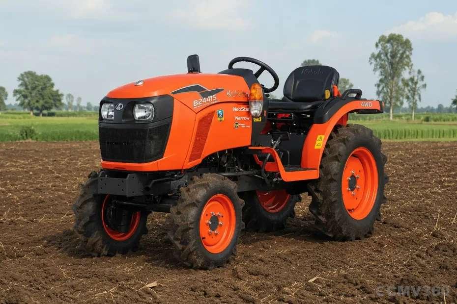 Kubota NeoStar B2441S tractor left front three-quarter view Kubota NeoStar B2441S tractor left front three-quarter view