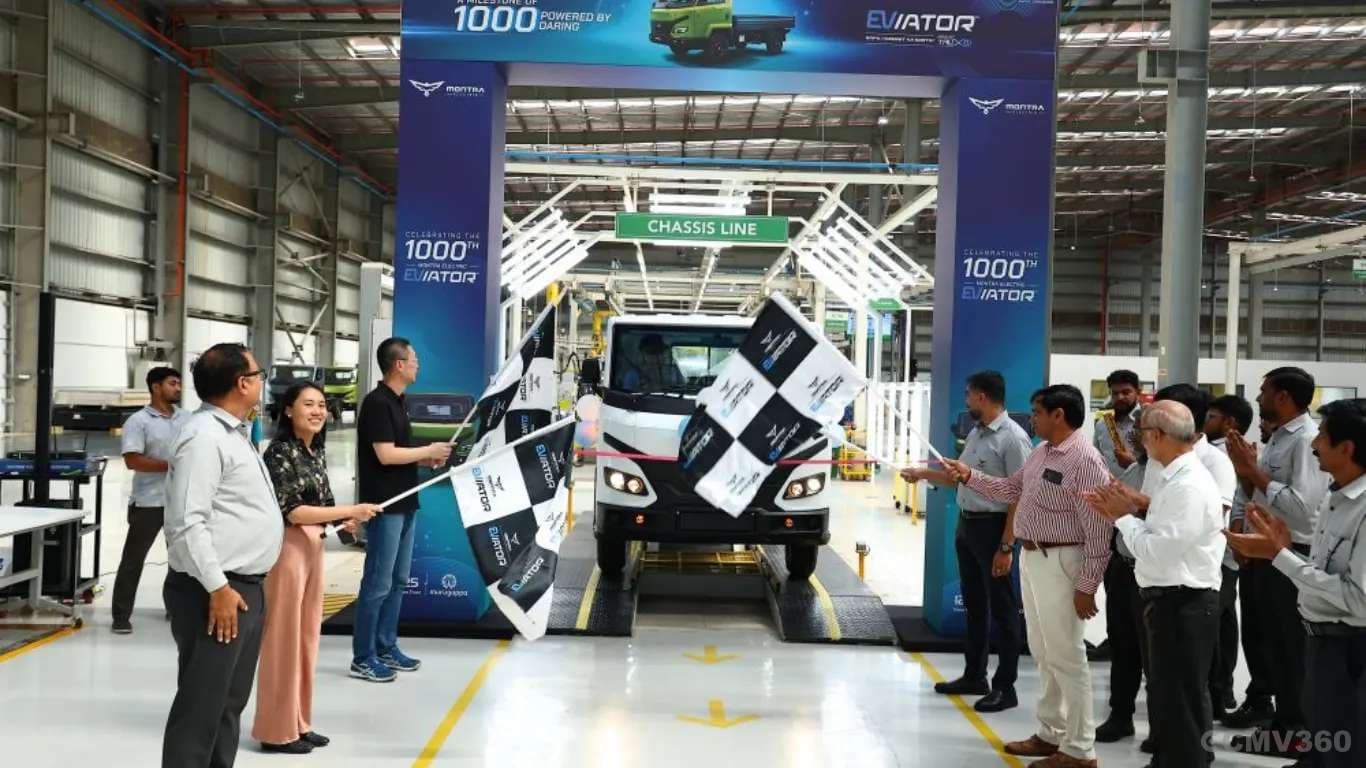 Montra Electric Rolls Out 1,000th EVIATOR eSCV, Strengthens Electric Cargo Mobility Push in India Montra Electric Rolls Out 1,000th EVIATOR eSCV, Strengthens Electric Cargo Mobility Push in India
