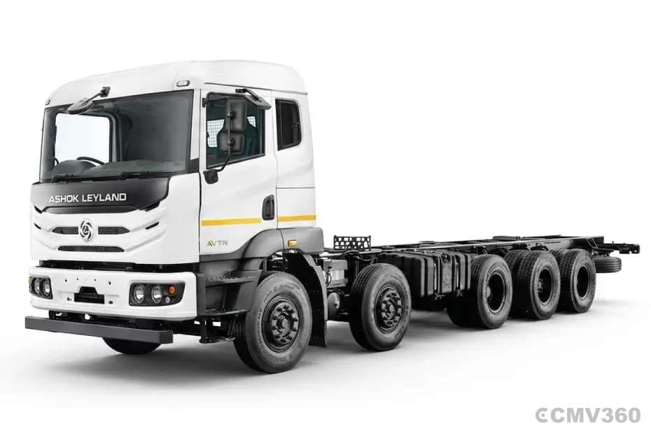Ashok Leyland AVTR 4925H DTLA truck in white color Ashok Leyland AVTR 4925H DTLA truck in white color