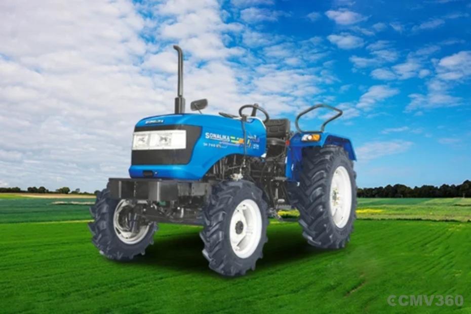 Sonalika RX 740 4WD Left Front Three Quarter Sonalika RX 740 4WD Left Front Three Quarter