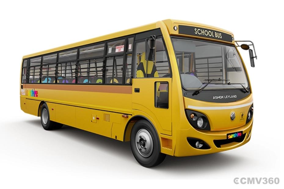 Ashok Leyland Sunshine School Bus Yellow Color Ashok Leyland Sunshine School Bus Yellow Color