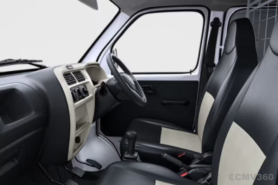 Maruti Suzuki Eeco Cargo Cabin with Front Seats and Dashboard View Maruti Suzuki Eeco Cargo Cabin with Front Seats and Dashboard View