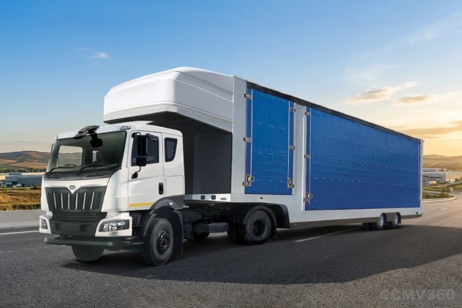 Mahindra Blazo X 40 Trailer Left Front Three Quarter Mahindra Blazo X 40 Trailer Left Front Three Quarter