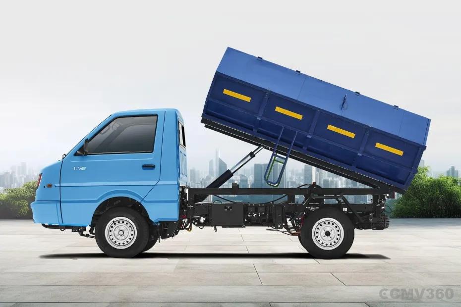 Switch Mobility IeV3 electric mini truck with raised tipper body Switch Mobility IeV3 electric mini truck with raised tipper body