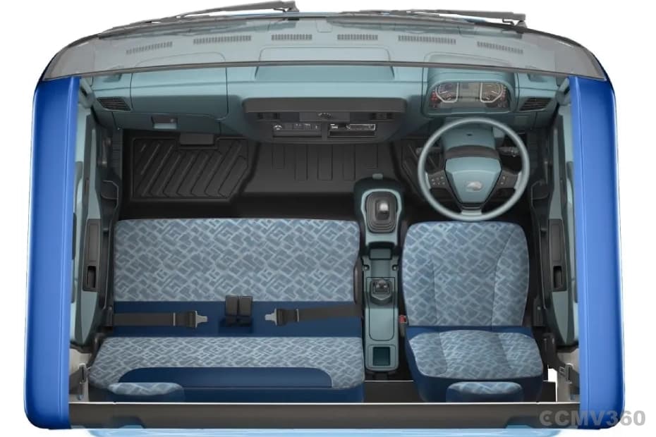 Eicher Pro 2110XP Plus Top-Down View of Cabin Layout with Three Seats Eicher Pro 2110XP Plus Top-Down View of Cabin Layout with Three Seats