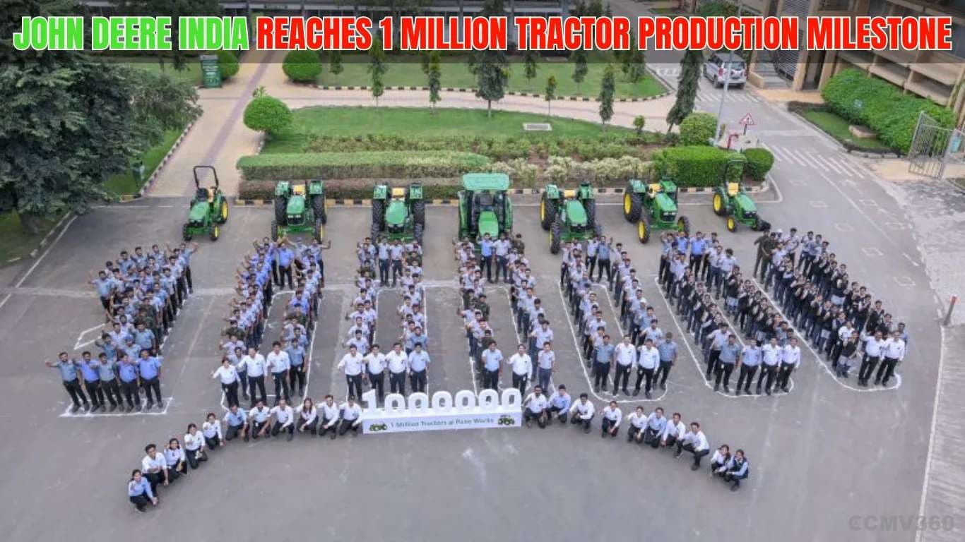 John Deere India Reaches 1 Million Tractor Production Milestone John Deere India Achieves 1 Million Tractor Milestone