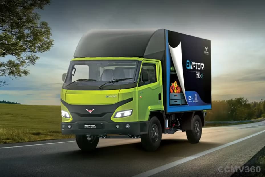 Montra Electric Eviator Left Front Three Quarter Montra Electric Eviator Left Front Three Quarter