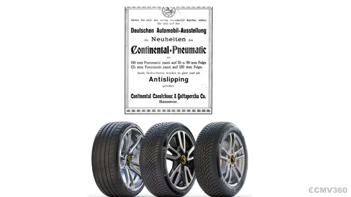 Continental Celebrates 120 Years of Tyre Tread Innovation Continental Celebrates 120 Years of Tyre Tread Innovation