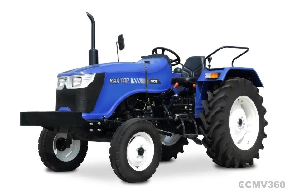 Kartar 4036 2WD tractor in blue color Kartar 4036 2WD tractor in blue color