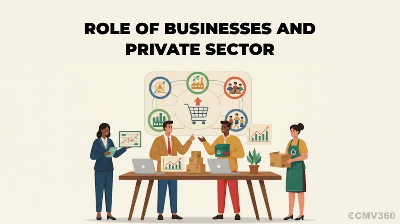 The Role of Businesses and the Private Sector