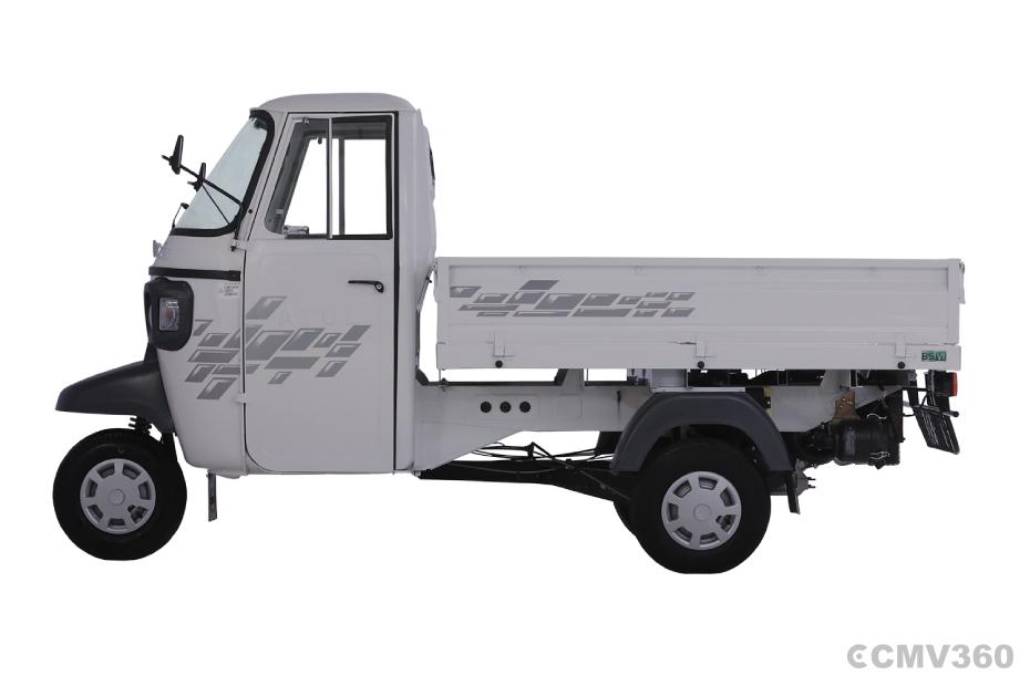 Atul Gem Cargo Diesel White Left Side View Atul Gem Cargo Diesel White Left Side View